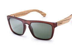 Women's Rectangle 'Glencore' Wooden Sunglasses