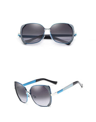 Women's Luxury Square 'Giant' Metal Sunglasses