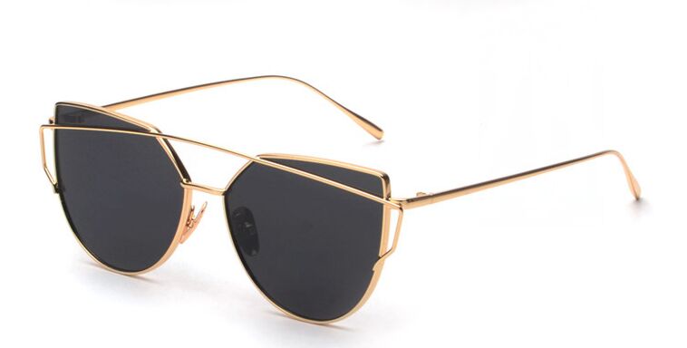 Women's Cat Eye 'The Glam' Metal Sunglasses