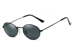 Men's Retro Oval 'Master Dirp ' Metal Sunglasses