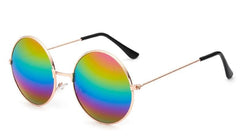 Men's Classic Round 'Circles' Metal Sunglasses