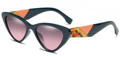 Women's Cat Eye 'Happy Color ' Plastic Sunglasses