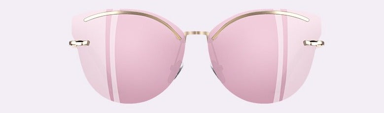 Women's Oversized 'Fiesty' Cat Eye Sunglasses