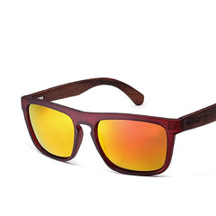 women's Natural Bamboo 'Sukhee' Anti Reflective Sunglasses