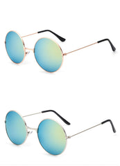 Men's Classic Round 'Circles' Metal Sunglasses