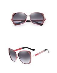 Women's Luxury Square 'Giant' Metal Sunglasses