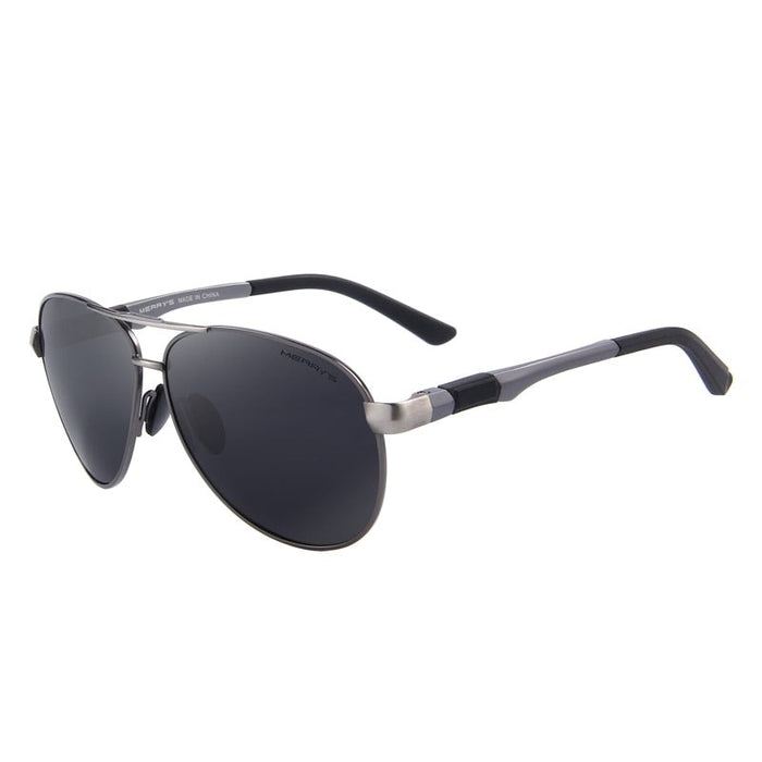 Men's Classic Pilot 'Solflare' Polarized Sunglasses