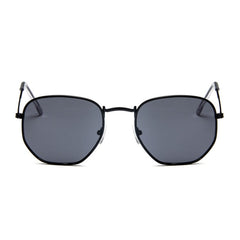 Women's Retro Square "Cool Hottie" Metal Sunglasses