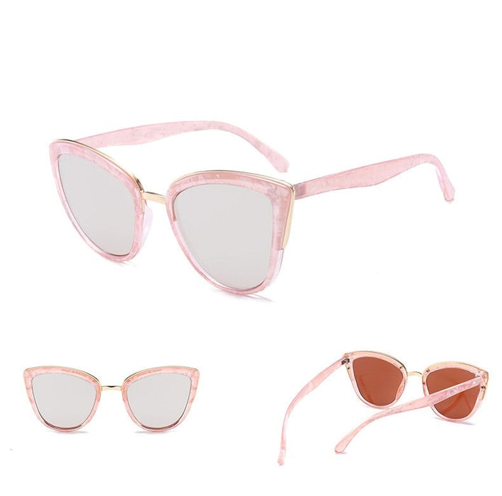 Women's Cat Eye 'Appeal' mirror sunglasses
