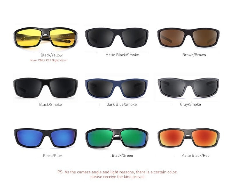 Men's Vintage Rectangle 'Hitman' Plastic Sunglasses