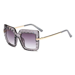 Women's Square 'Moon Casidy' Plastic Sunglasses