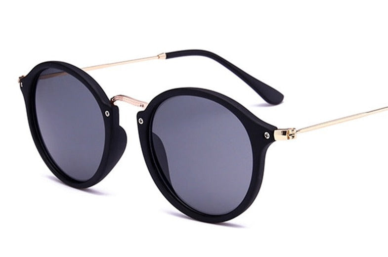 Men's Vintage Round 'Maleko ' Metal Sunglasses