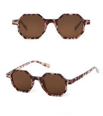 Women's Octagon 'Wilderness' Leopard Sunglasses