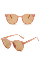 Women's Oversized 'Tan' Round Sunglasses