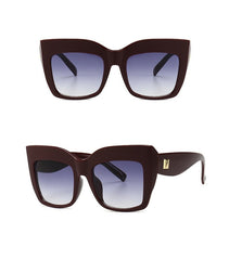 Women's Luxury Oversized 'The Star' vintage Cat Eye Sunglasses