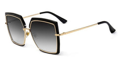 Women's Square 'Passion Collective' Metal Sunglasses