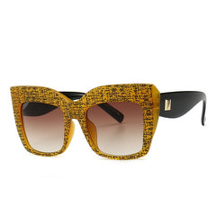 Women's Luxury Oversized 'The Star' vintage Cat Eye Sunglasses