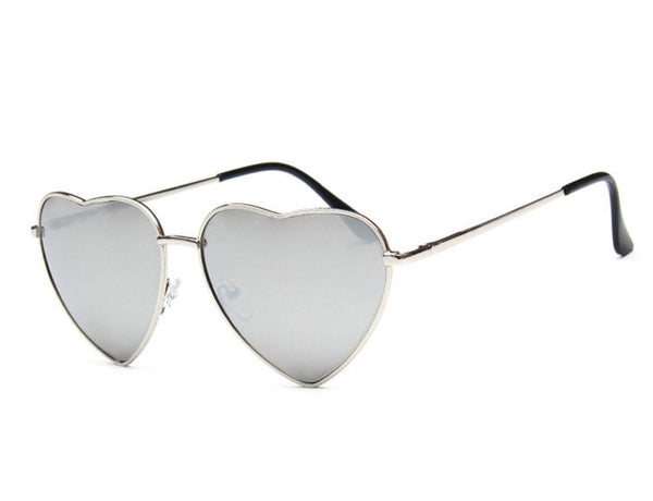 Women's Heart 'Love Me One' Metal Sunglasses