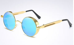 Men's Polarized Round 'Blake' Metal Sunglasses