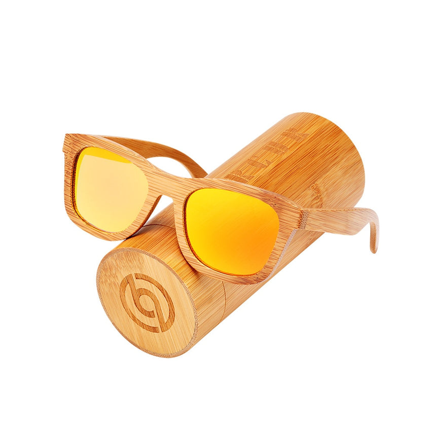 Men's Square 'Brian' Wooden Glasses