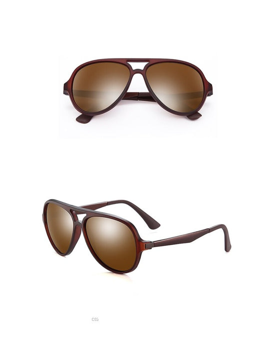 Men's Vintage Polarized 'Air Fly 110693' Metal Sunglasses