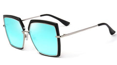 Women's Square 'Passion Collective' Metal Sunglasses