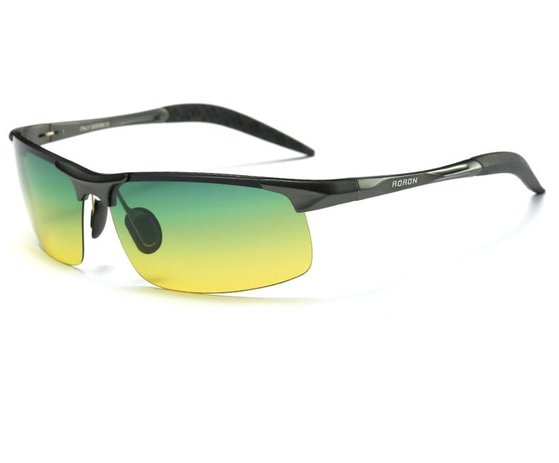 Men's Aviator Sports  'Midnight Shades' Plastic Sunglasses