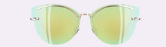 Women's Oversized 'Fiesty' Cat Eye Sunglasses