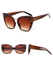 Women's Oversized 'Hidden Beauty' Cat Eye Sunglasses