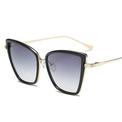 Women's Vintage Cat Eye 'Fiery' Gradient Sunglasses