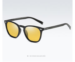 Unisex Square Polarized 'The lookout shades' Metal Sunglasses