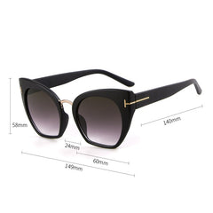 Women's Rimless 'Eyes On Me' Square Sunglasses