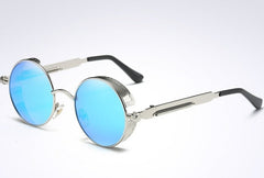 Men's Polarized Round 'Blake' Metal Sunglasses