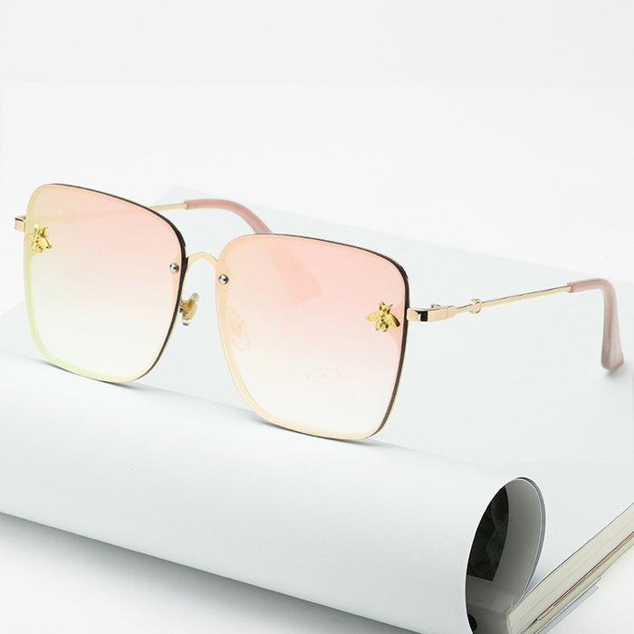 Women's Oversize Rimless 'Dusty' Square sunglasses
