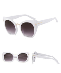 Women's Oversized 'Hidden Beauty' Cat Eye Sunglasses