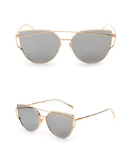 Women's Cat Eye 'The Glam' Metal Sunglasses