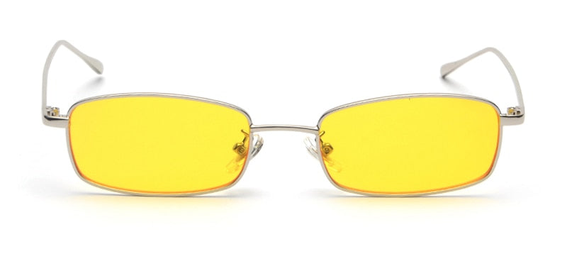 Men's Rectangle 'Vincent' Alloy Sunglasses