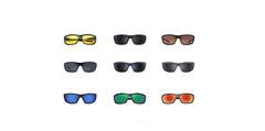 Men's Vintage Rectangle 'Hitman' Plastic Sunglasses