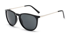 Unisex Retro 'Snazzy' Round Sunglasses