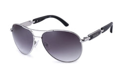 Women's Polarized Pilot 'Pink Panther' Metal Sunglasses