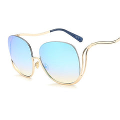 Women's Rimless 'Flight' Gradient Sunglasses