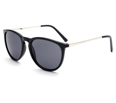 Unisex Retro 'Snazzy' Round Sunglasses