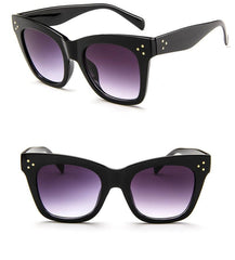 Women's Luxury 'Fine Line' Browline Sunglasses