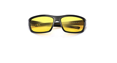 Men's Vintage Rectangle 'Hitman' Plastic Sunglasses