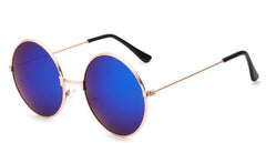 Men's Classic Round 'Circles' Metal Sunglasses