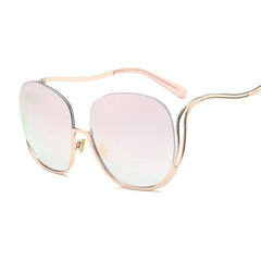 Women's Rimless 'Flight' Gradient Sunglasses