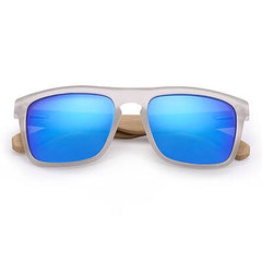 women's Natural Bamboo 'Sukhee' Anti Reflective Sunglasses