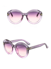 Women's Retro Round 'Galaxy' Plastic Sunglasses