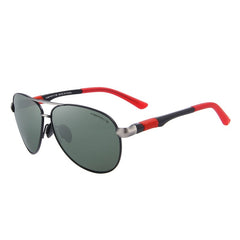 Men's Classic Pilot 'Solflare' Polarized Sunglasses