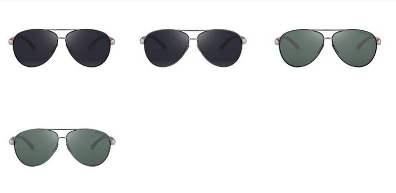 Men's Classic Pilot 'Solflare' Polarized Sunglasses